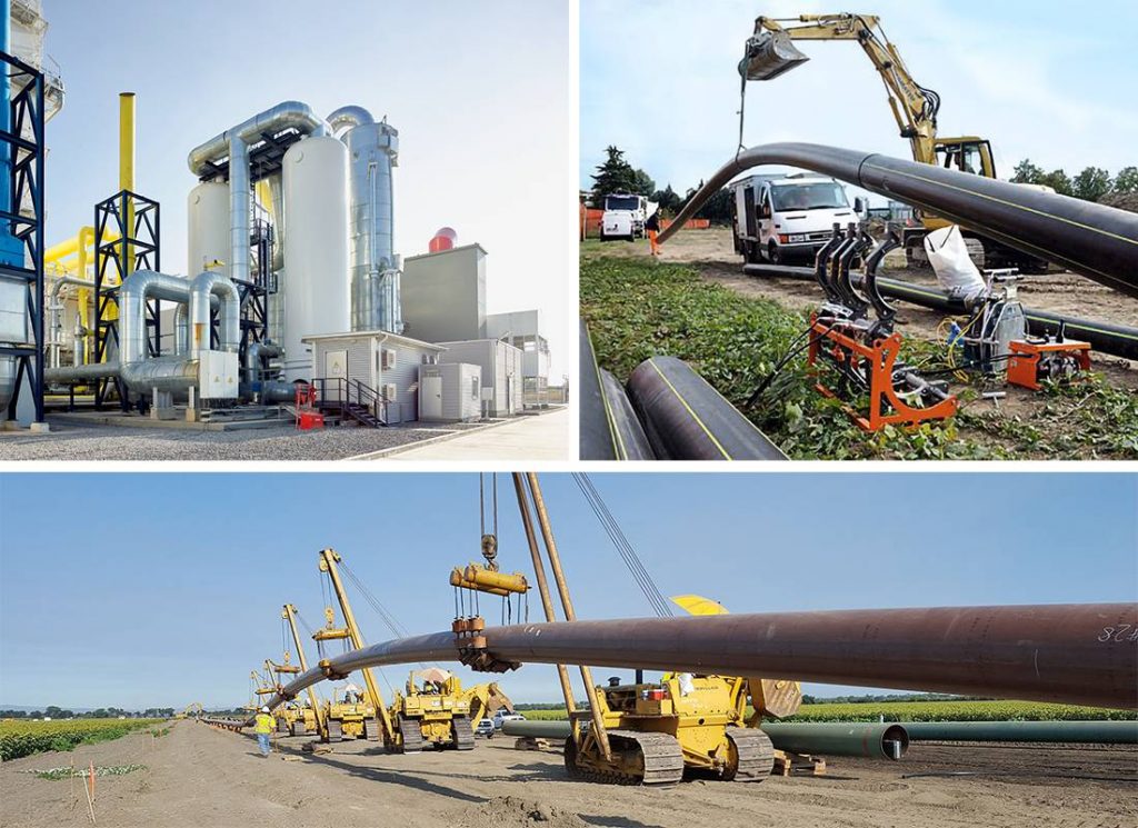 HDPE Gas Pipe Exlon Pipe